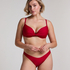 Haut de bikini Luna, Rouge