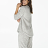 PJ Fleece Fairisle, Gris