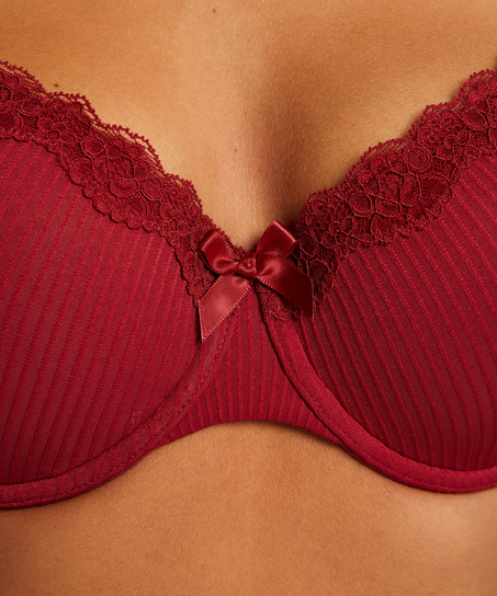 Soutien-gorge à armatures rembourré Lola, Rouge