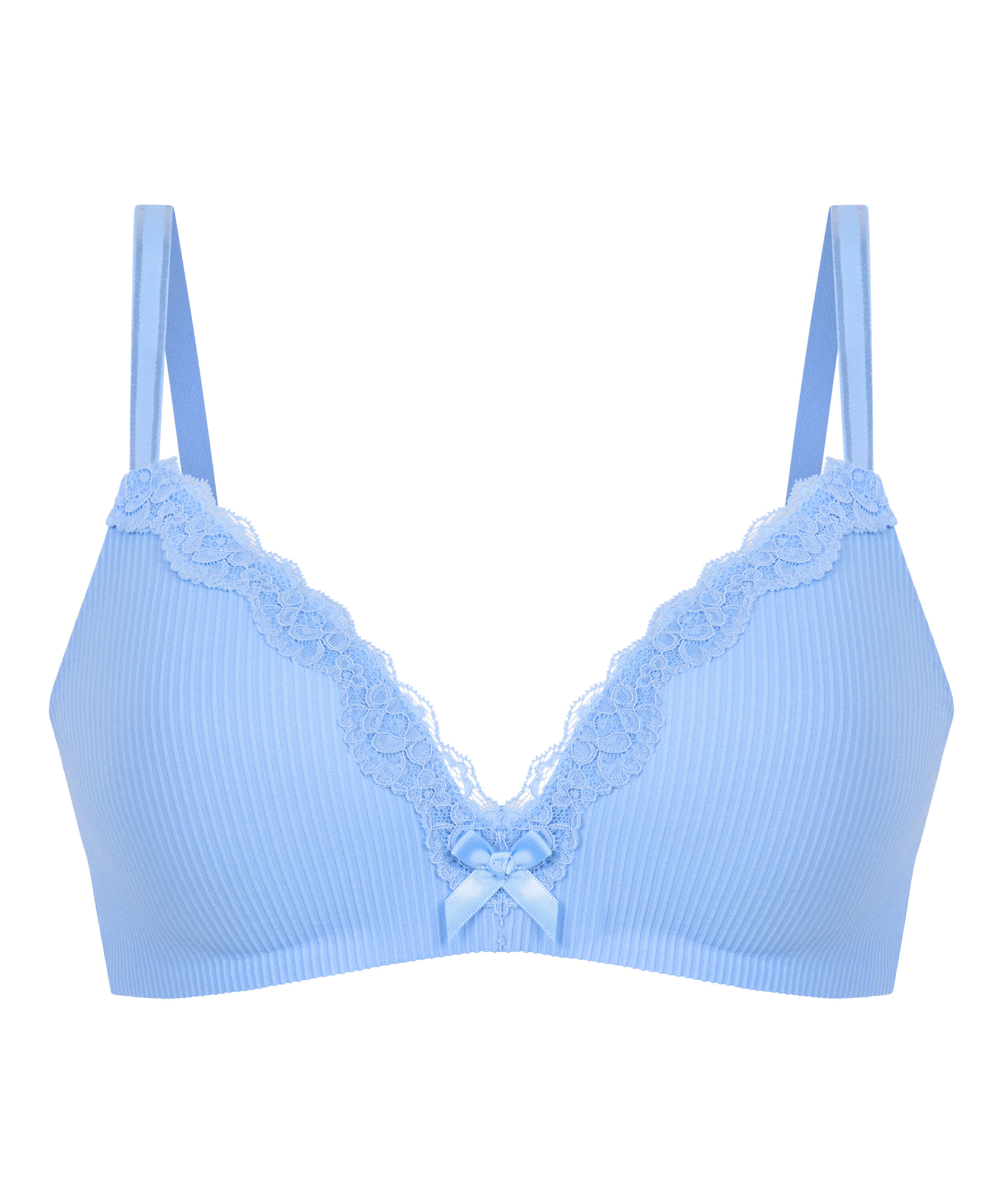 Soutien-gorge sans armature pr&eacute;form&eacute; Lola, Bleu