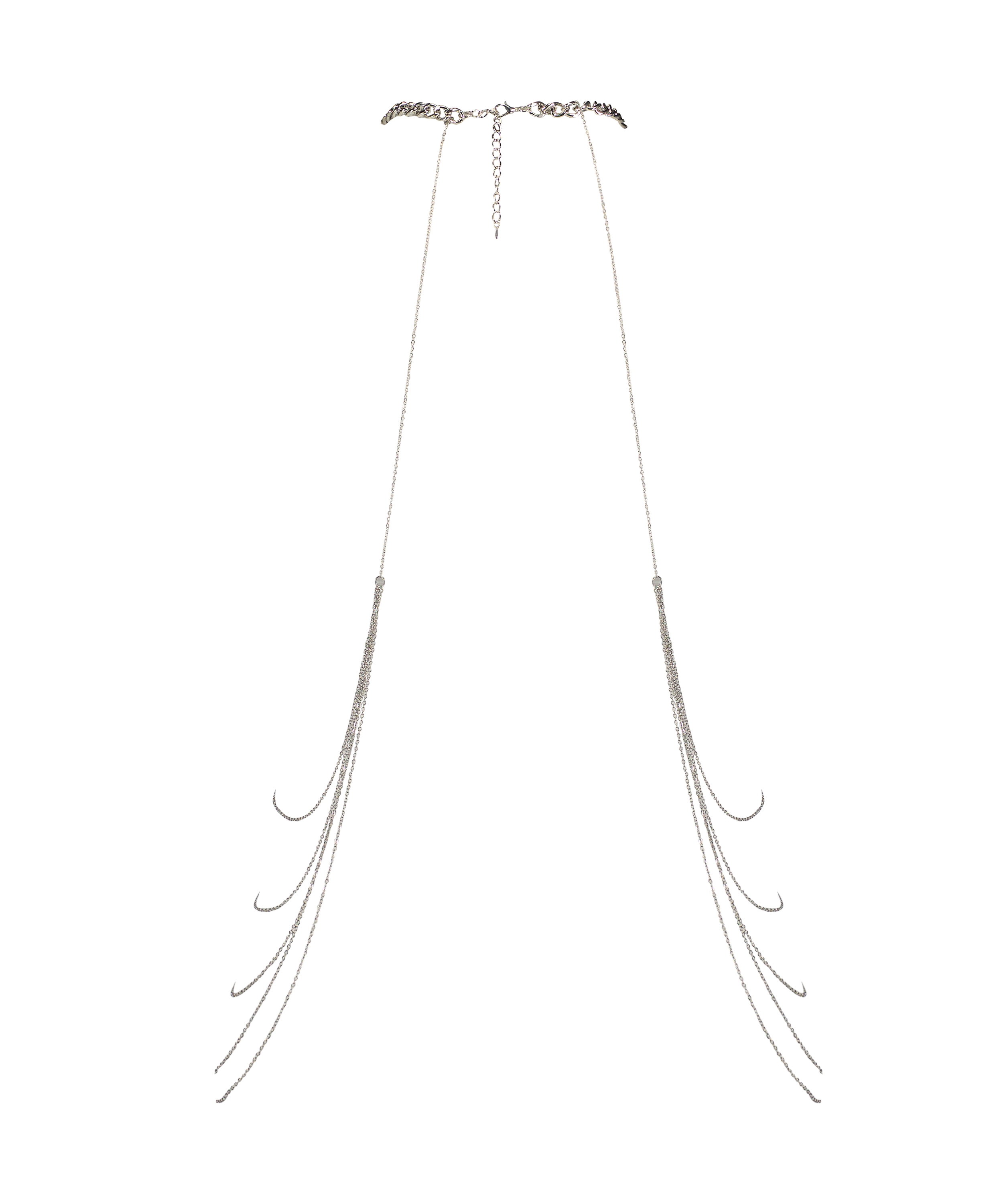 Body bijou Rebecca Mir, Gris, main