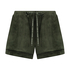 Short velours, Vert