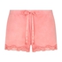 Short velours dentelle, Rose