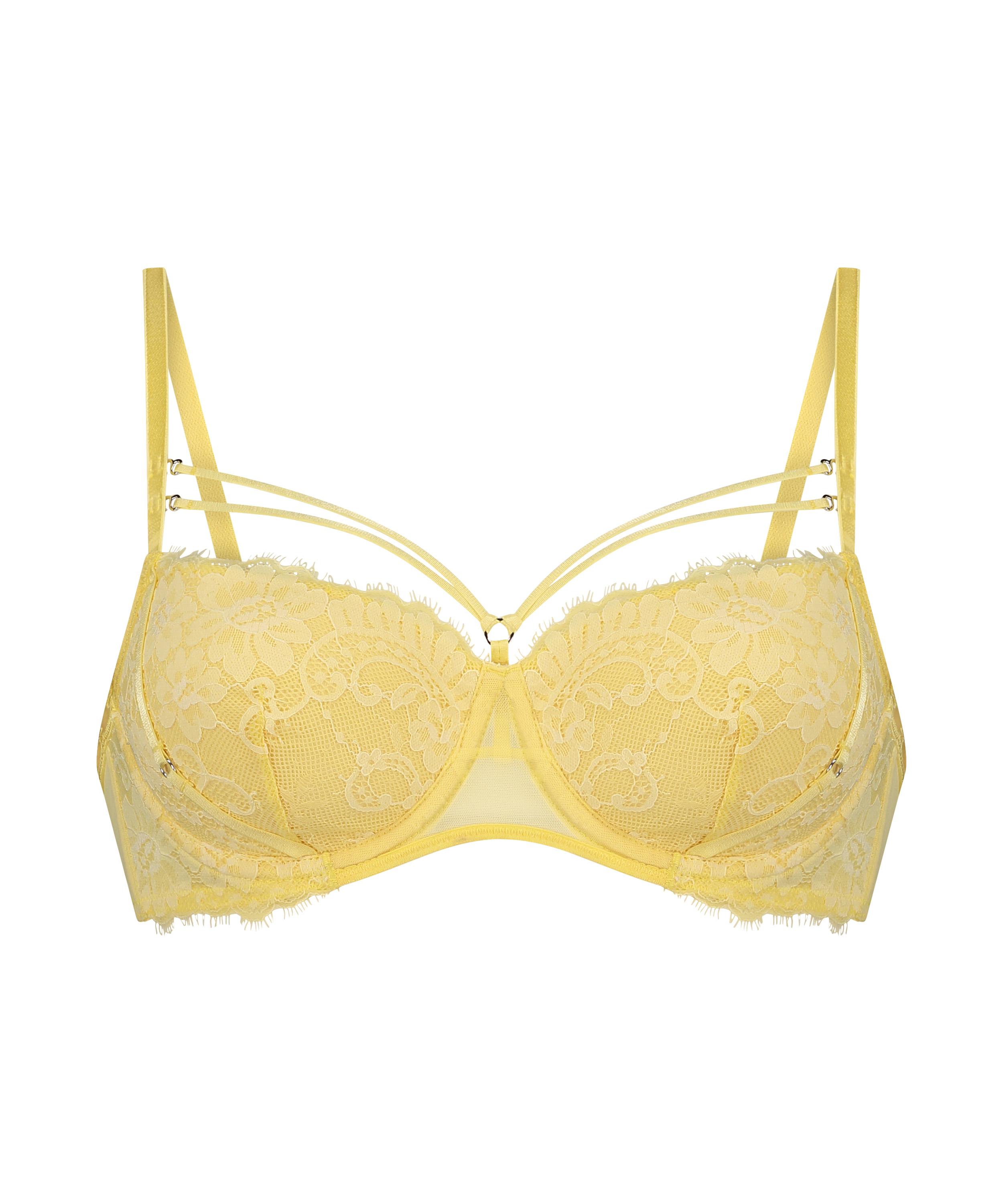 Soutien-gorge à armatures préformé Lidia, Jaune, main