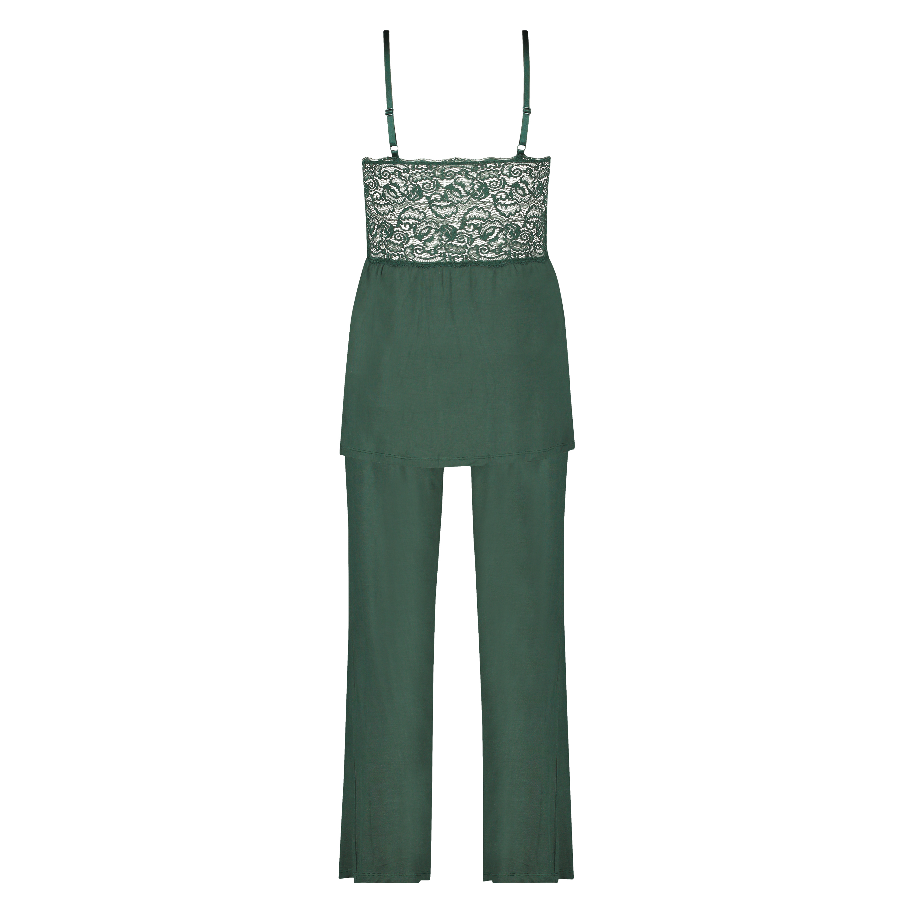 Tenue de pyjama Vera Lace, Vert, main