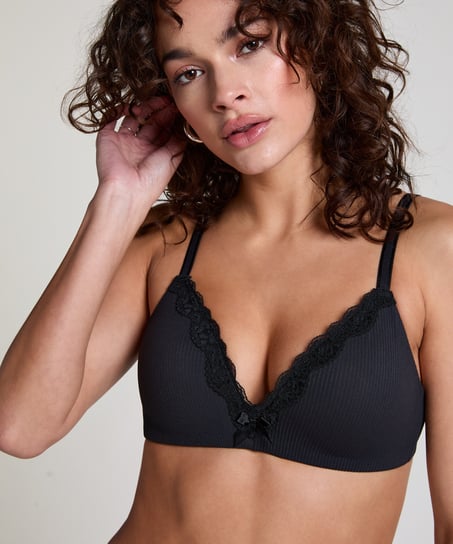 Soutien-gorge sans armature préformé Lola, Noir