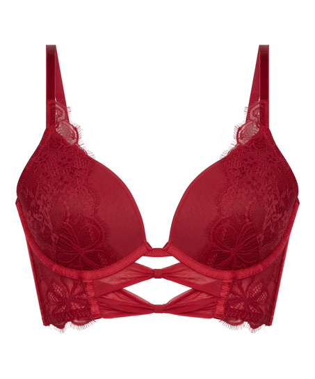 Soutien-gorge push-up Longline Marianna, Rouge