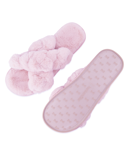 Fake Fur Slider, Violet