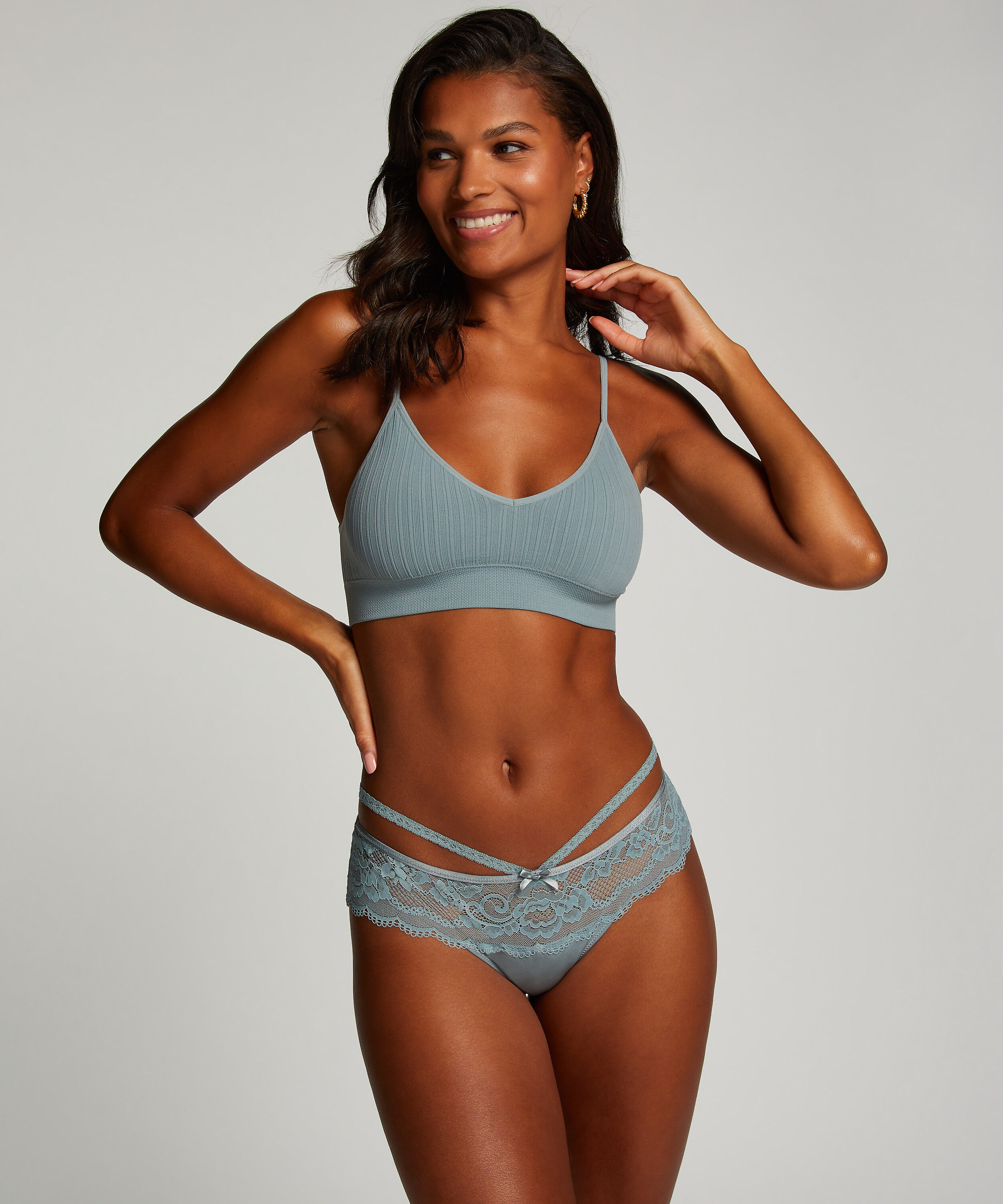 String boxer Quinn, Bleu