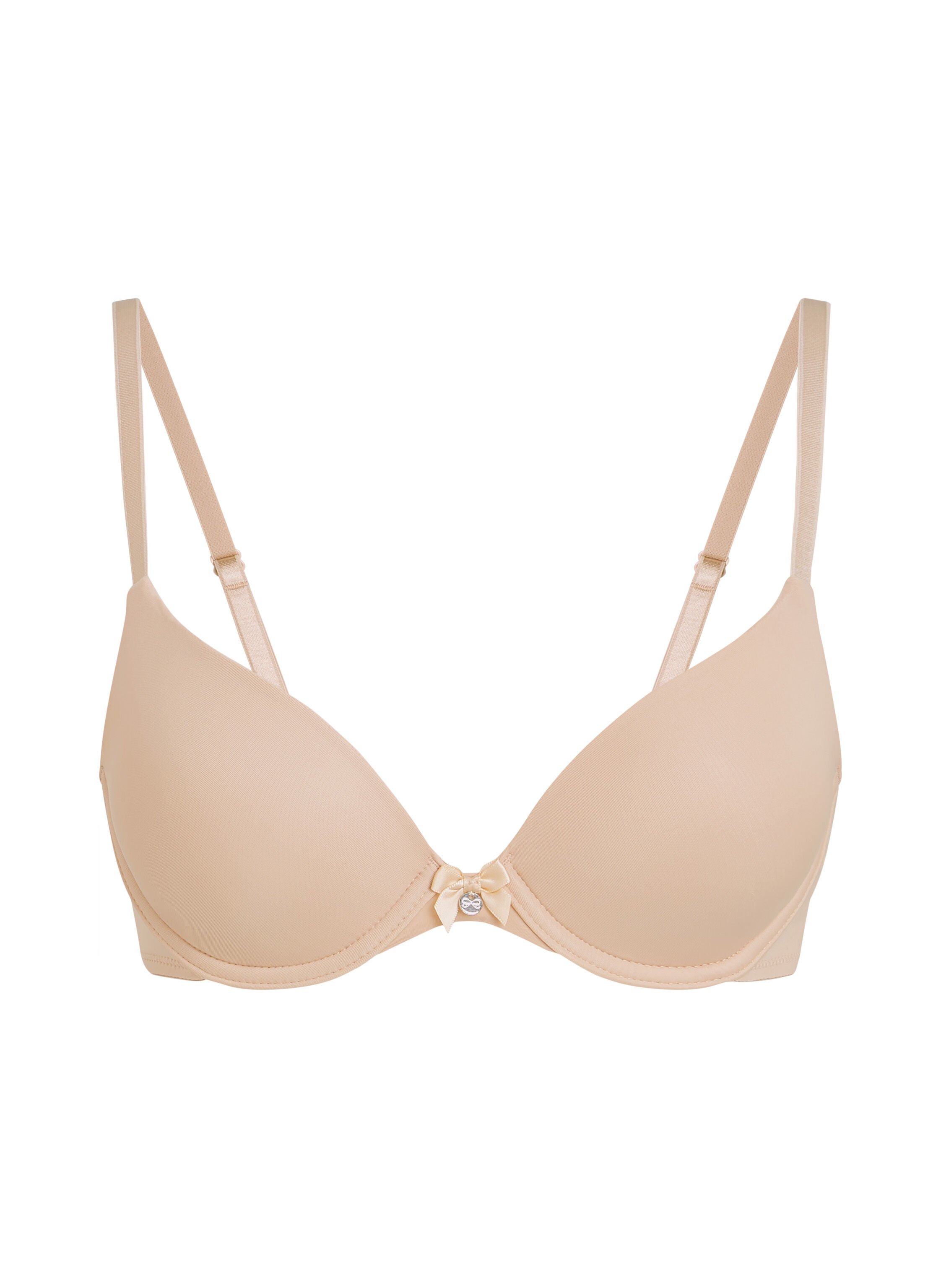 Soutien-gorge &agrave; armatures pr&eacute;form&eacute; Plunge, Beige
