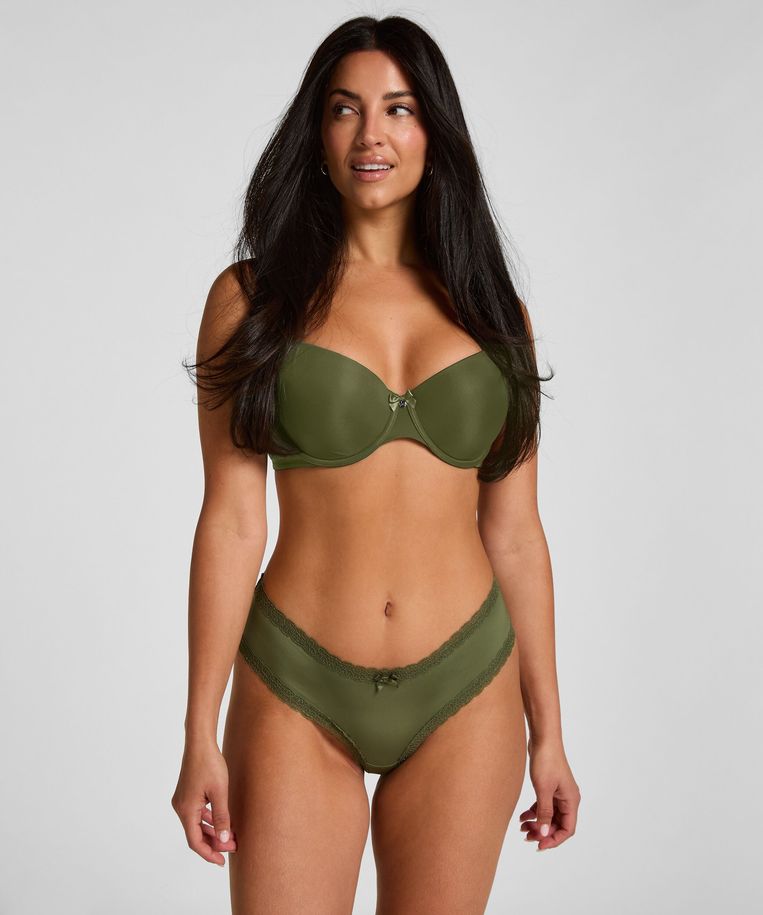 Slip brésilien en forme de V London, Vert Slip brésilien en forme de V London, Vert