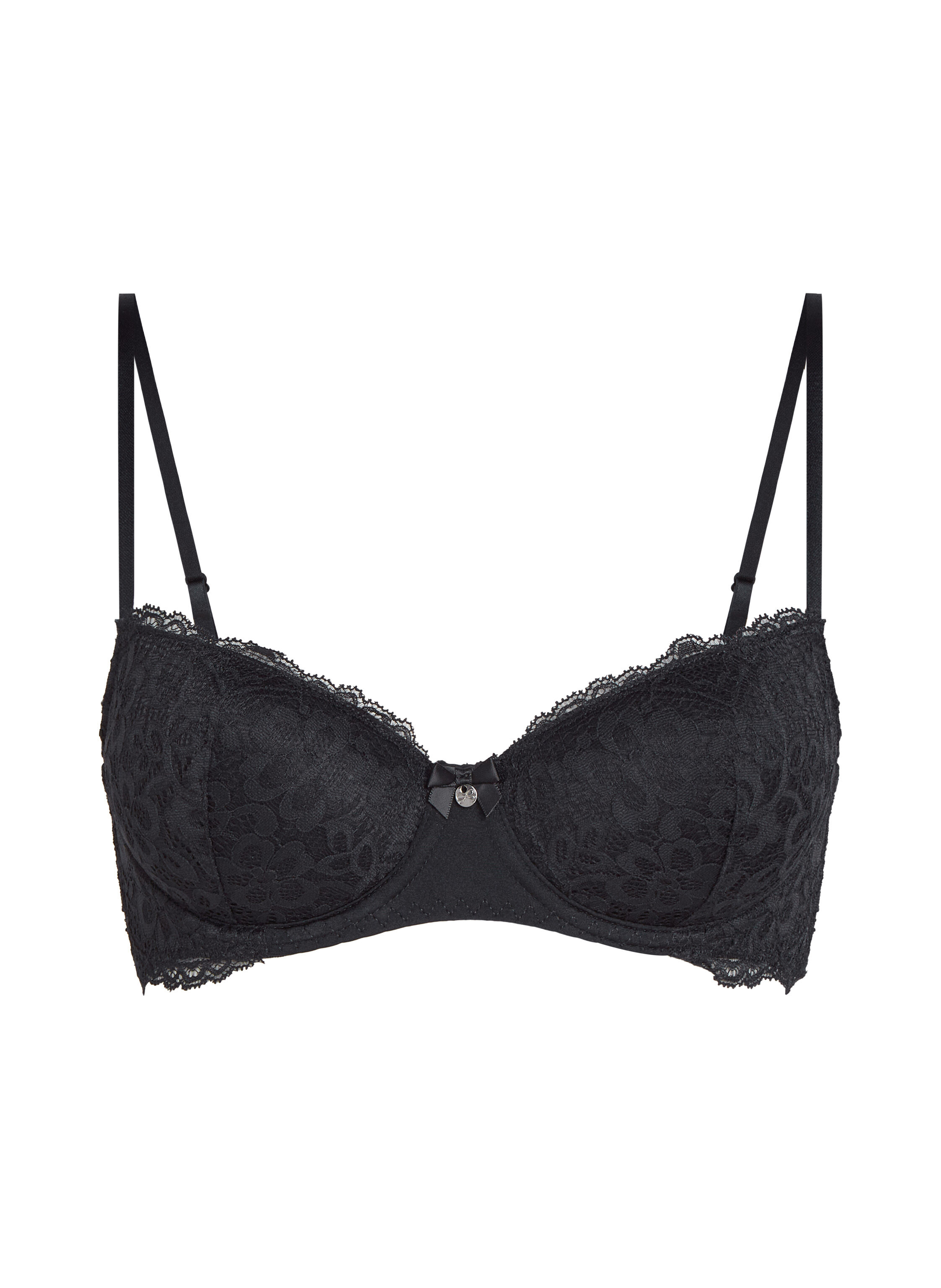 Soutien-gorge &agrave; armatures pr&eacute;form&eacute; Marine, Noir