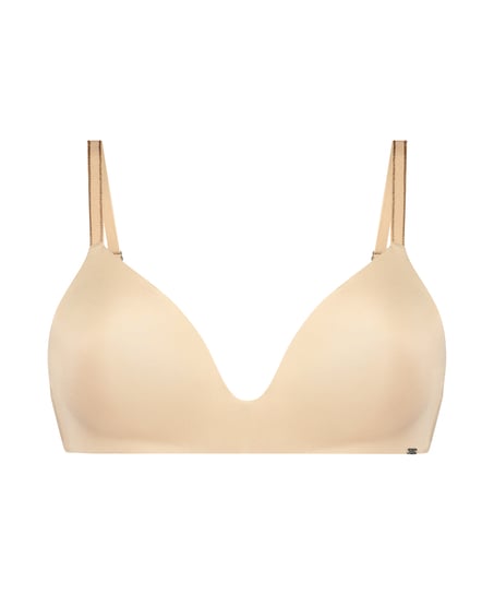 Soutien-gorge sans armatures pr&eacute;form&eacute; Mona, Beige