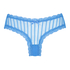 Slip brésilien V-shape mesh, Bleu