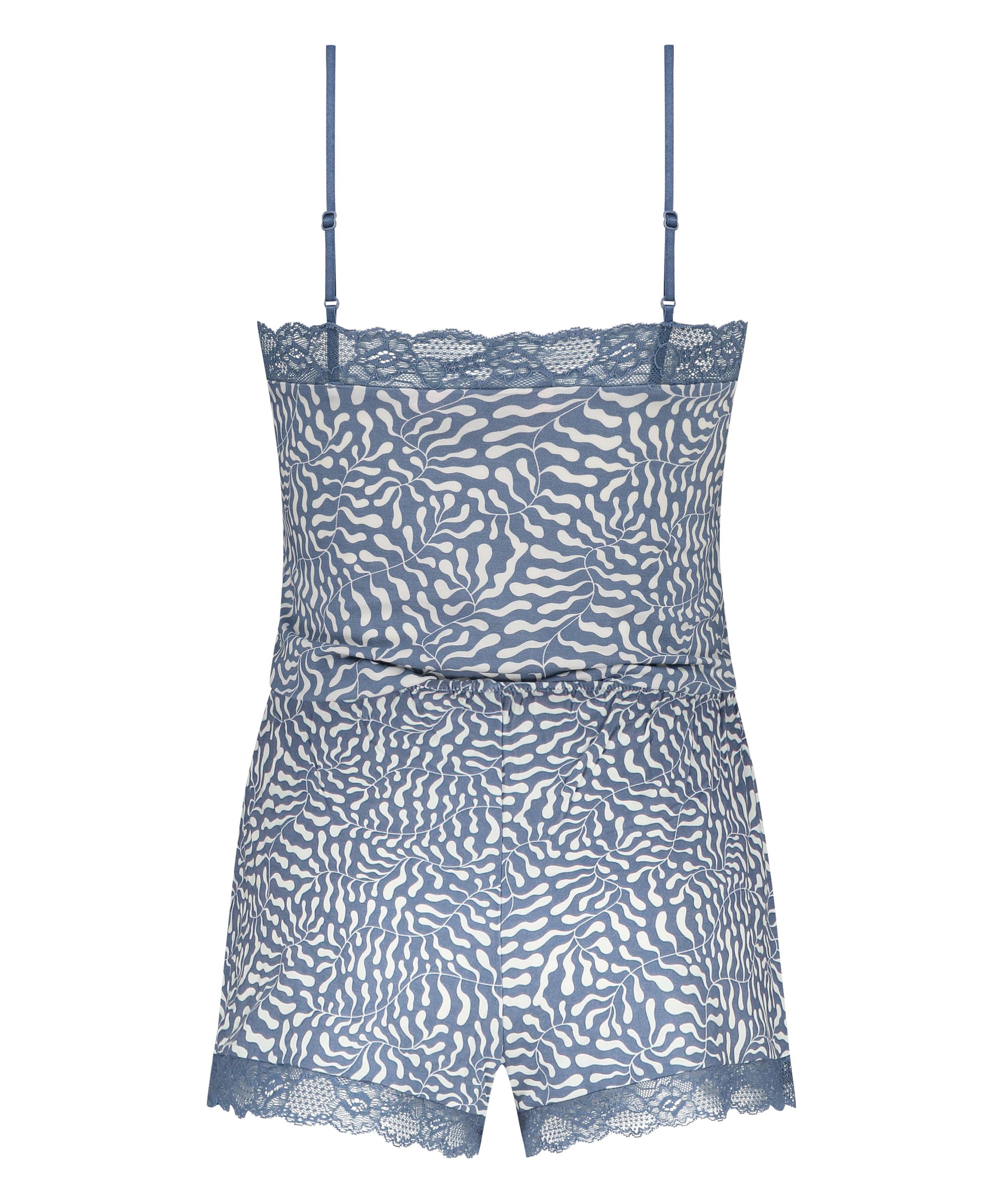 Ensemble de pyjama court Cami, Bleu, main