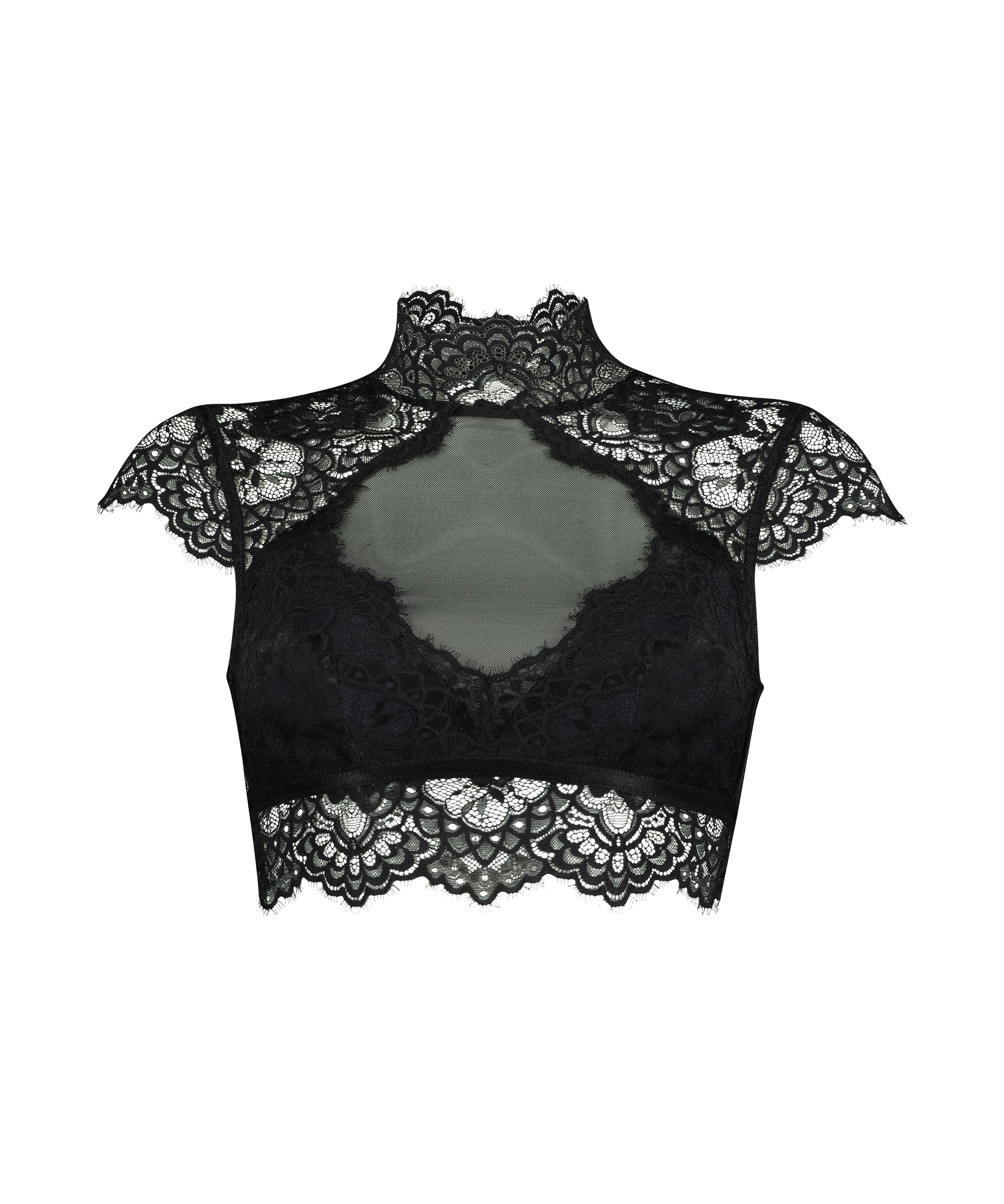 Bralette Marilyn, Noir, main