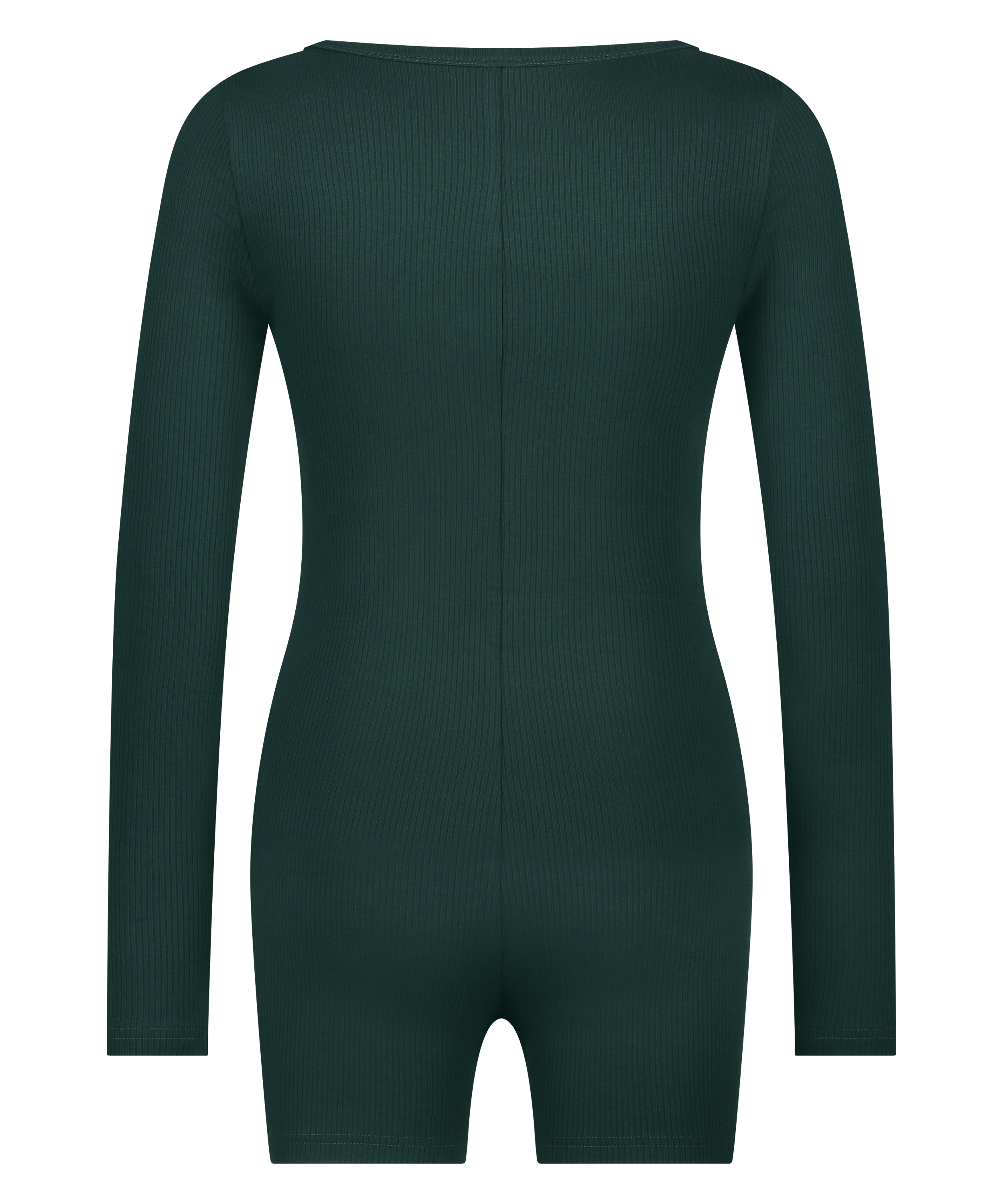 Grenouillère courte brossée, Vert, main