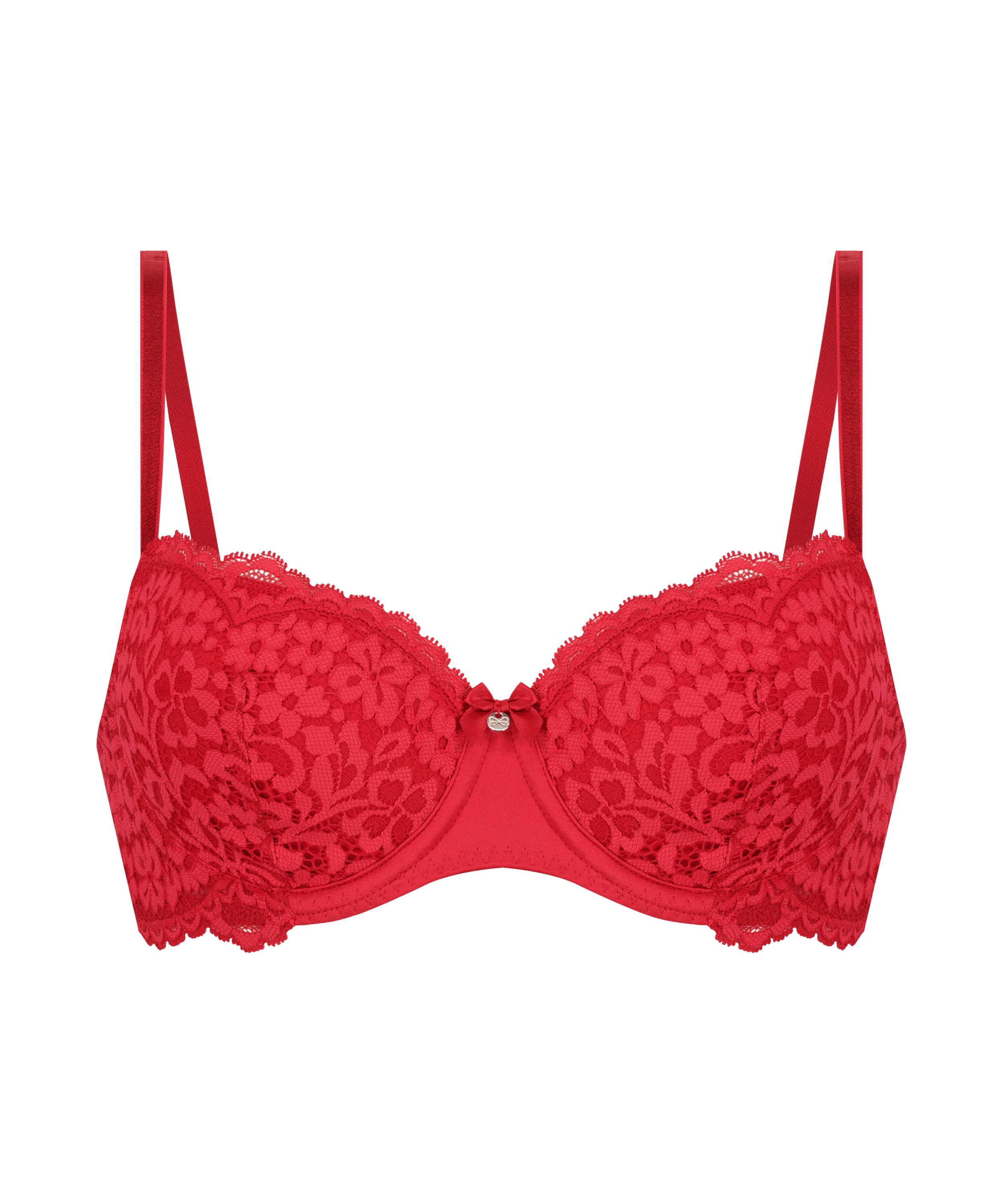 Soutien-gorge à armatures préformé Rose, Rouge, main