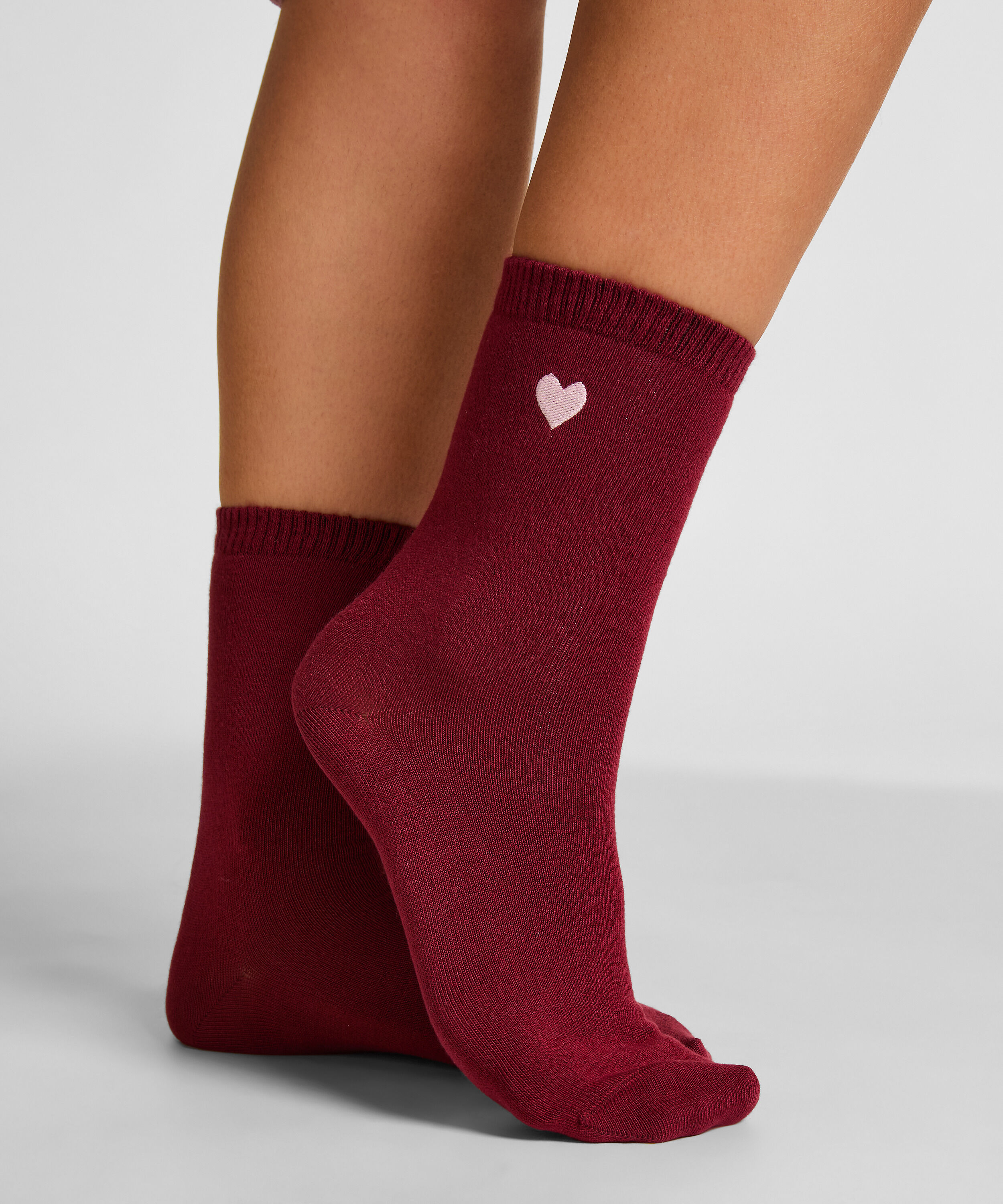 Chaussettes courtes en modal, Rouge Chaussettes courtes en modal, Rouge