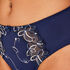 Slip taille haute Diva, Bleu