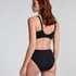 Slip taille haute Diva, Noir