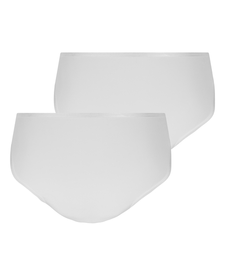 Lot de 2 slips Angie, Blanc
