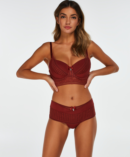 Soutien-gorge à armatures préformé longline Winnie I AM, Rouge