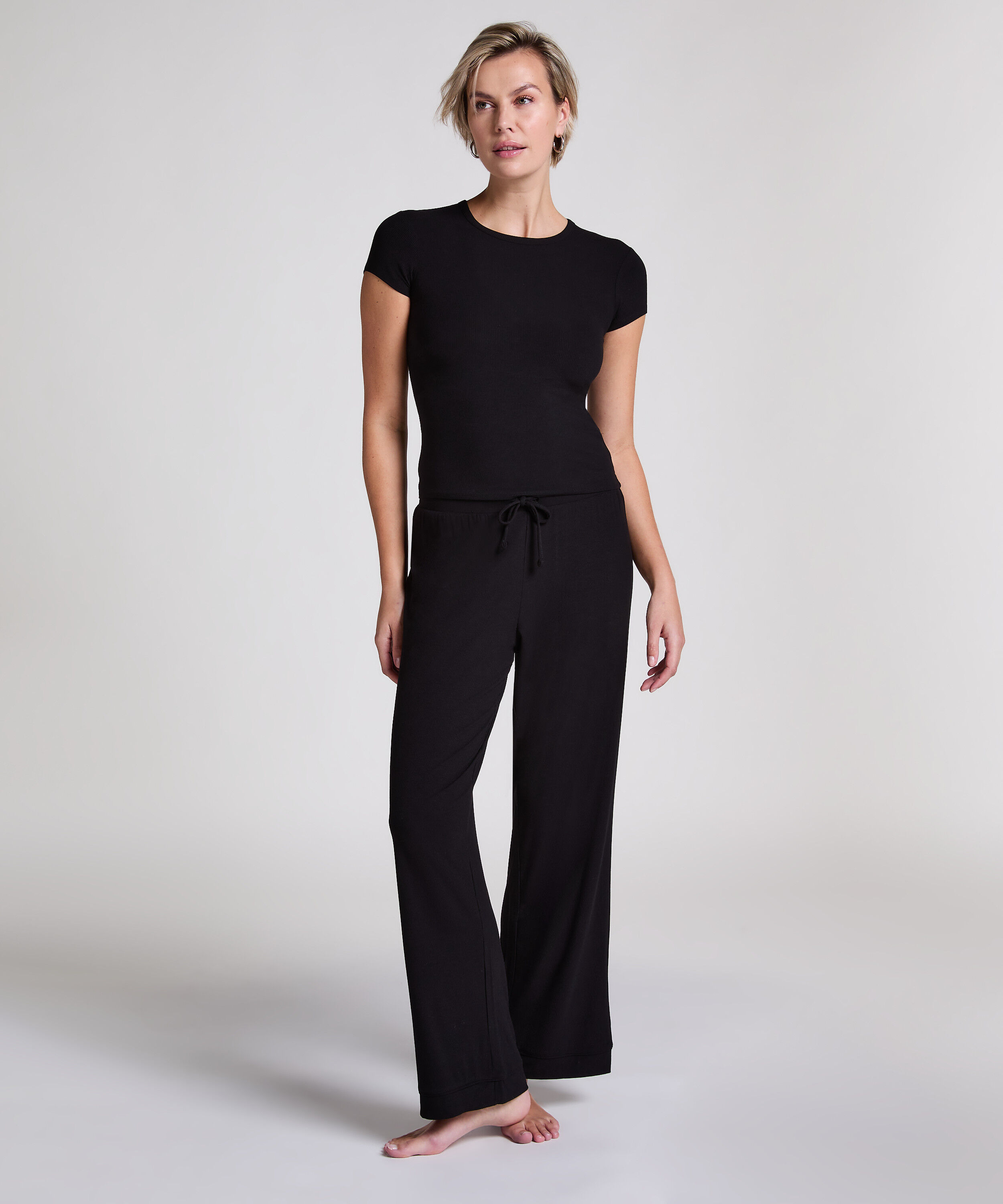 Pantalon côtelé Essential, Noir Pantalon côtelé Essential, Noir