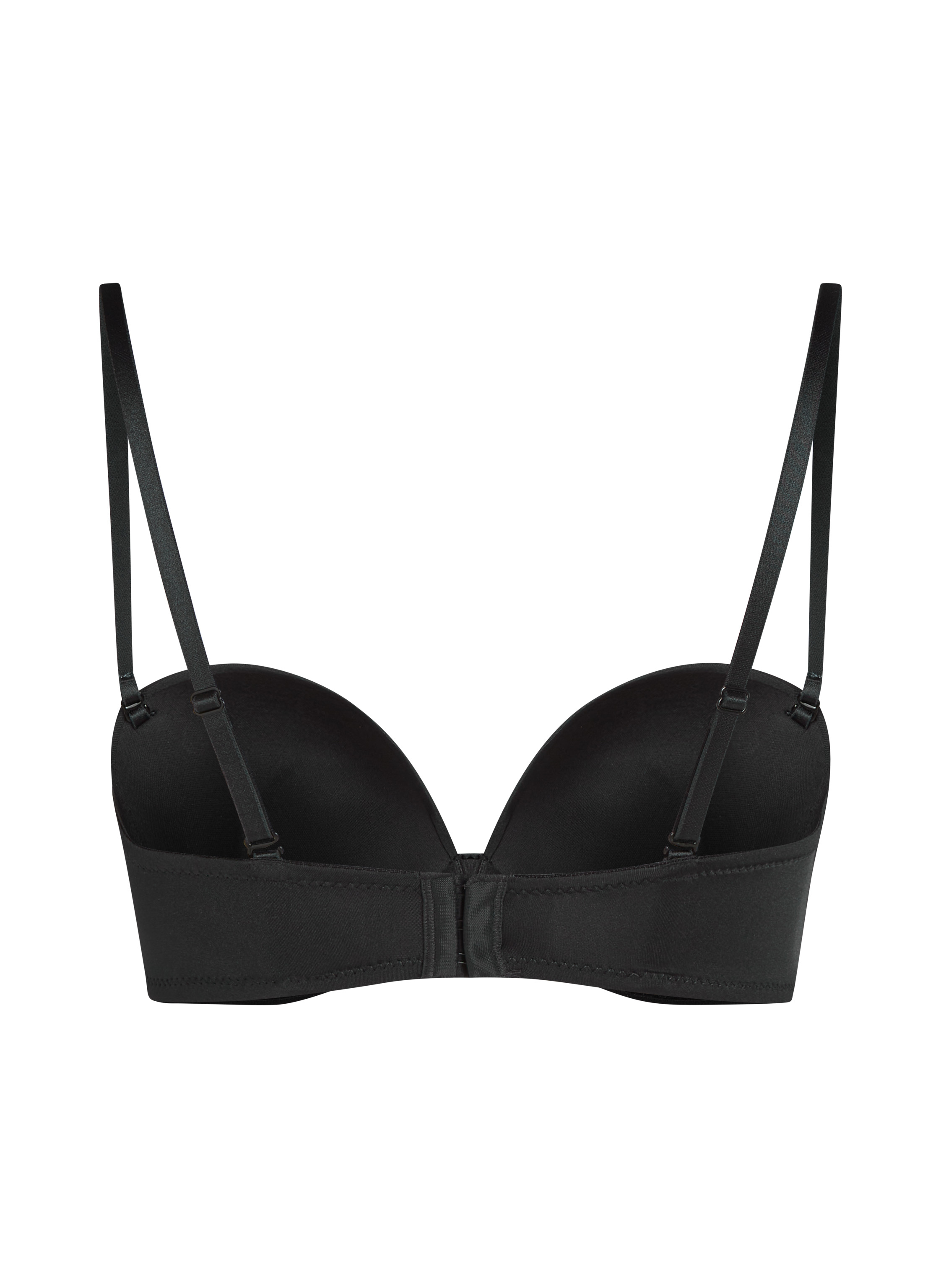 Soutien-gorge maximiseur préformé sans bretelles, Noir, main