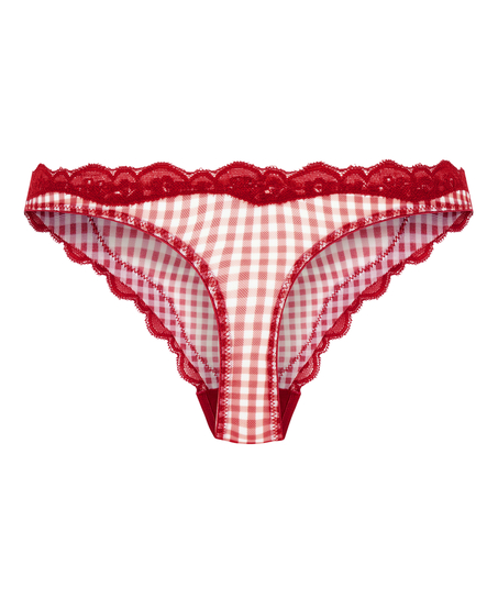 String échancré Liz, Rouge