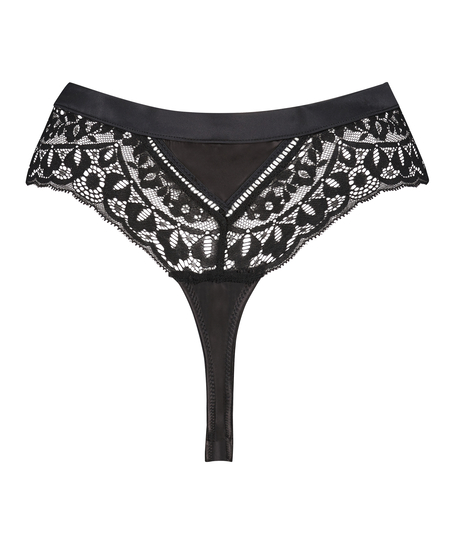 String taille haute Niany, Noir