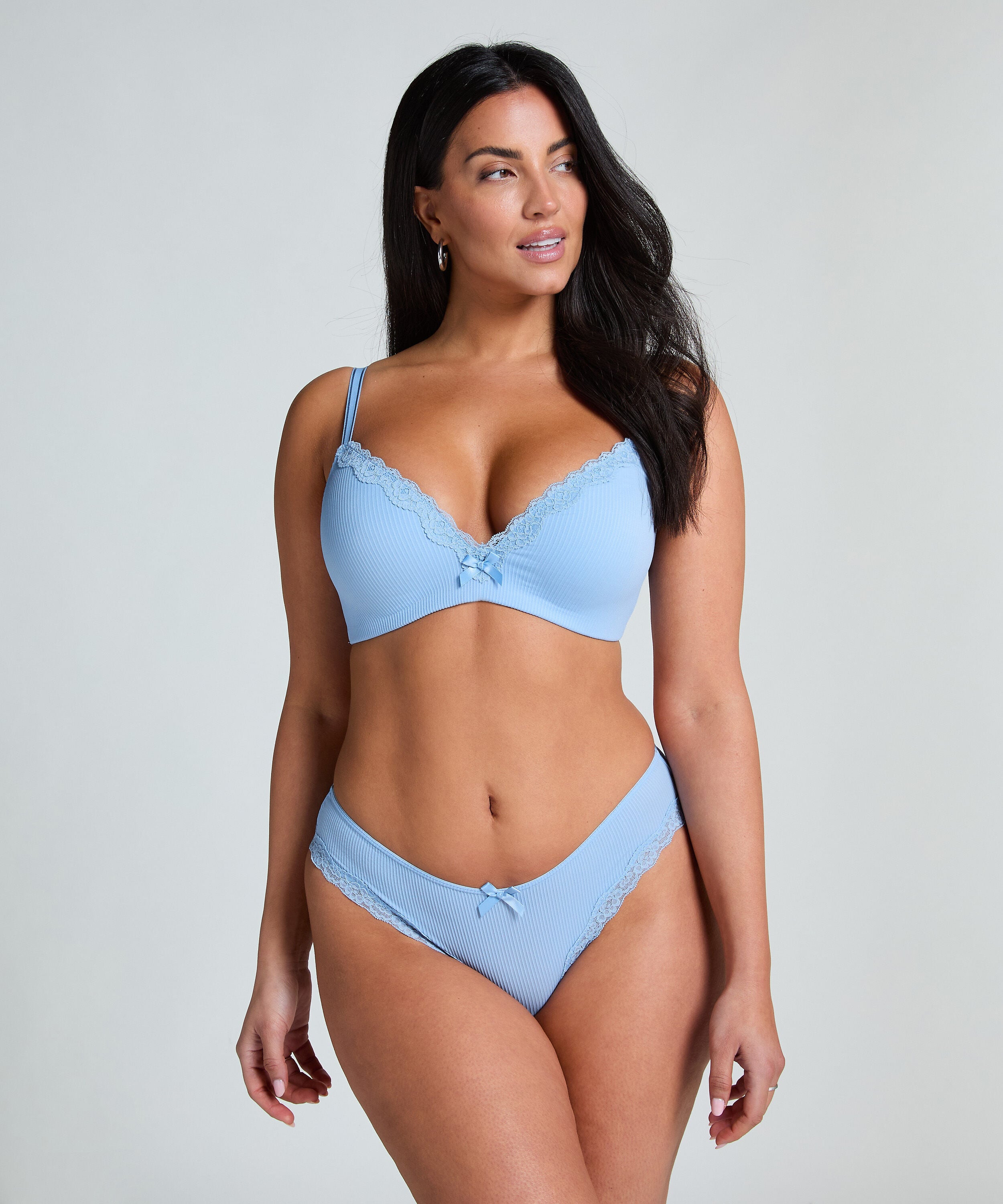 Slip brésilien Lola, Bleu Slip brésilien Lola, Bleu