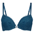 Soutien-gorge à armatures maximiseur préformé Maya, Bleu