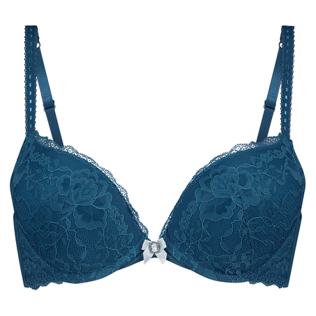 Soutien-gorge à armatures maximiseur préformé Maya, Bleu