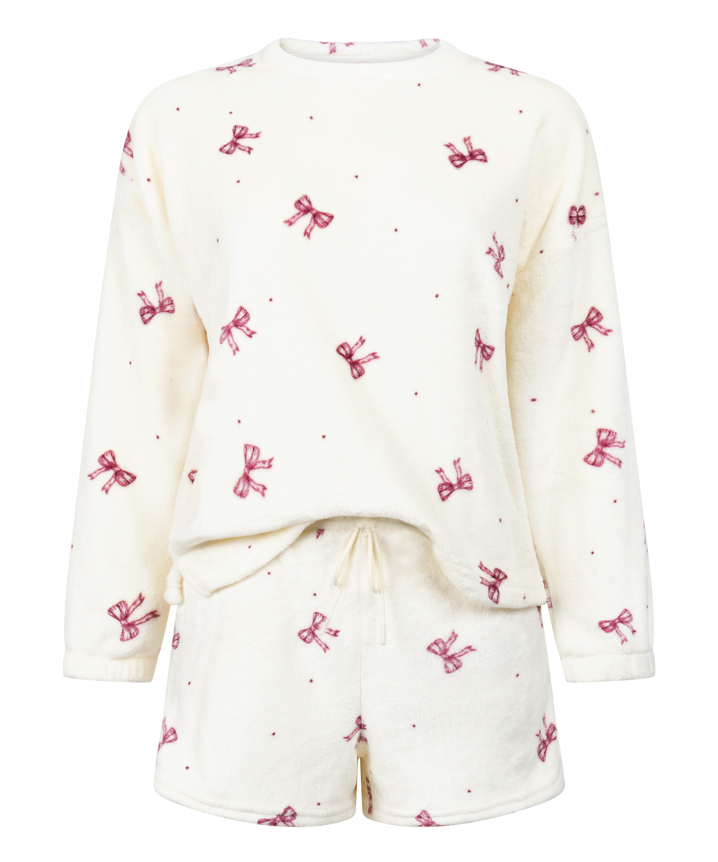 Pyjama Polaire, Blanc, main