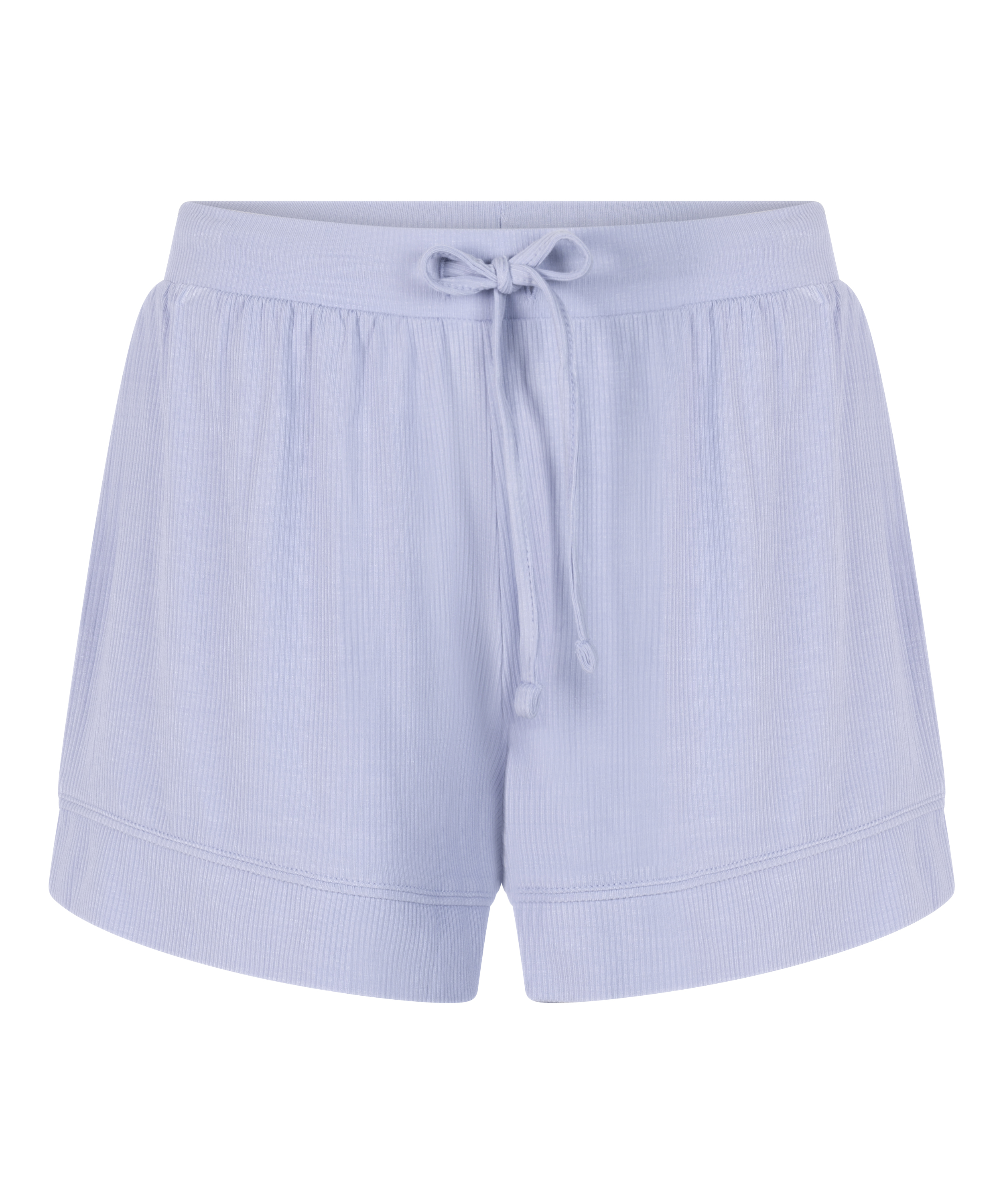 Short en jersey c&ocirc;tel&eacute; Essential, Bleu, main