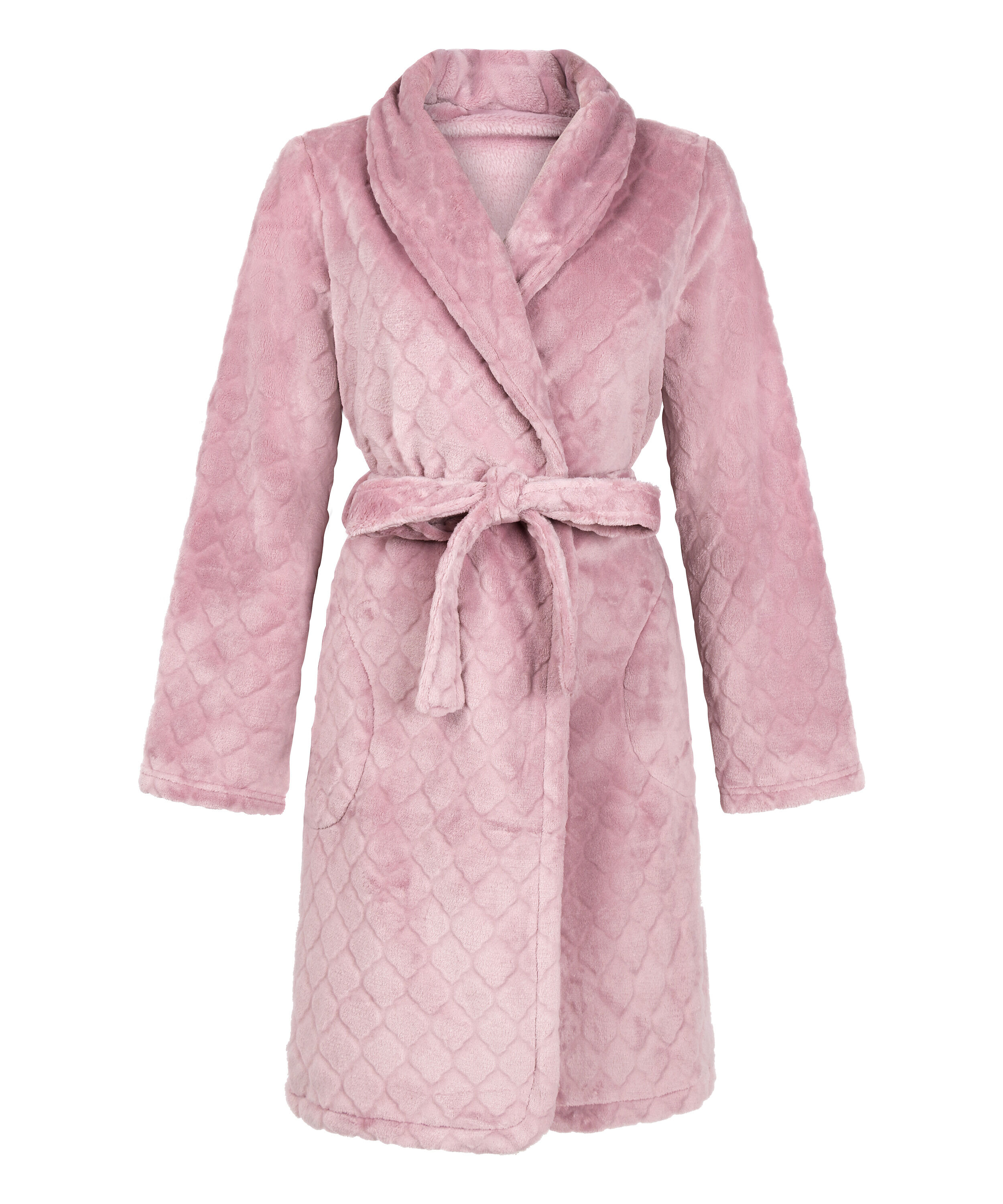 Robe de chambre courte en fleece, Violet