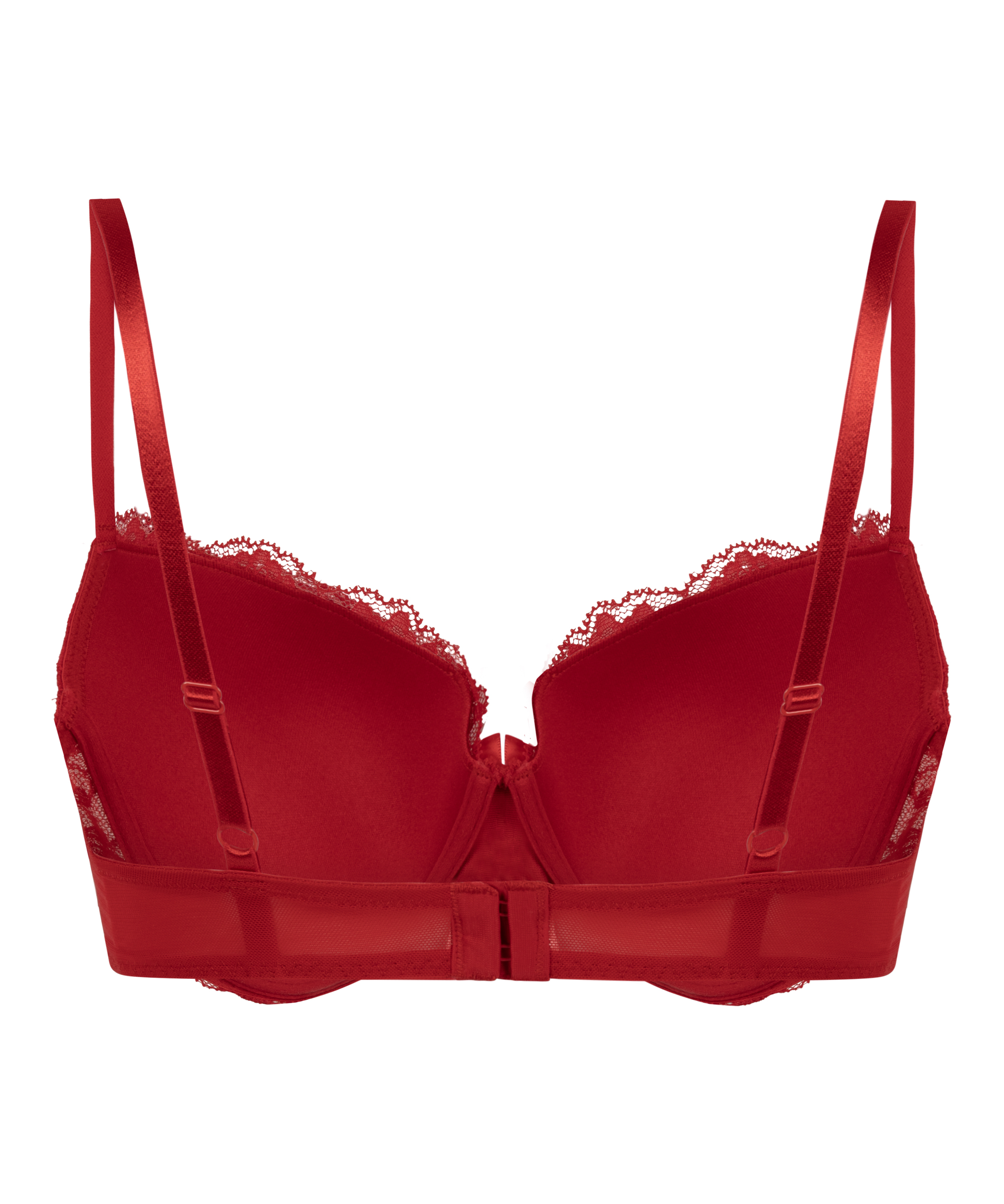 Soutien-gorge à armatures préformé Teddy, Rouge, main