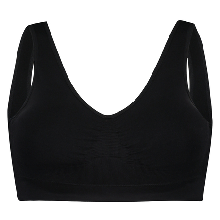 Top basic sans coutures, Noir