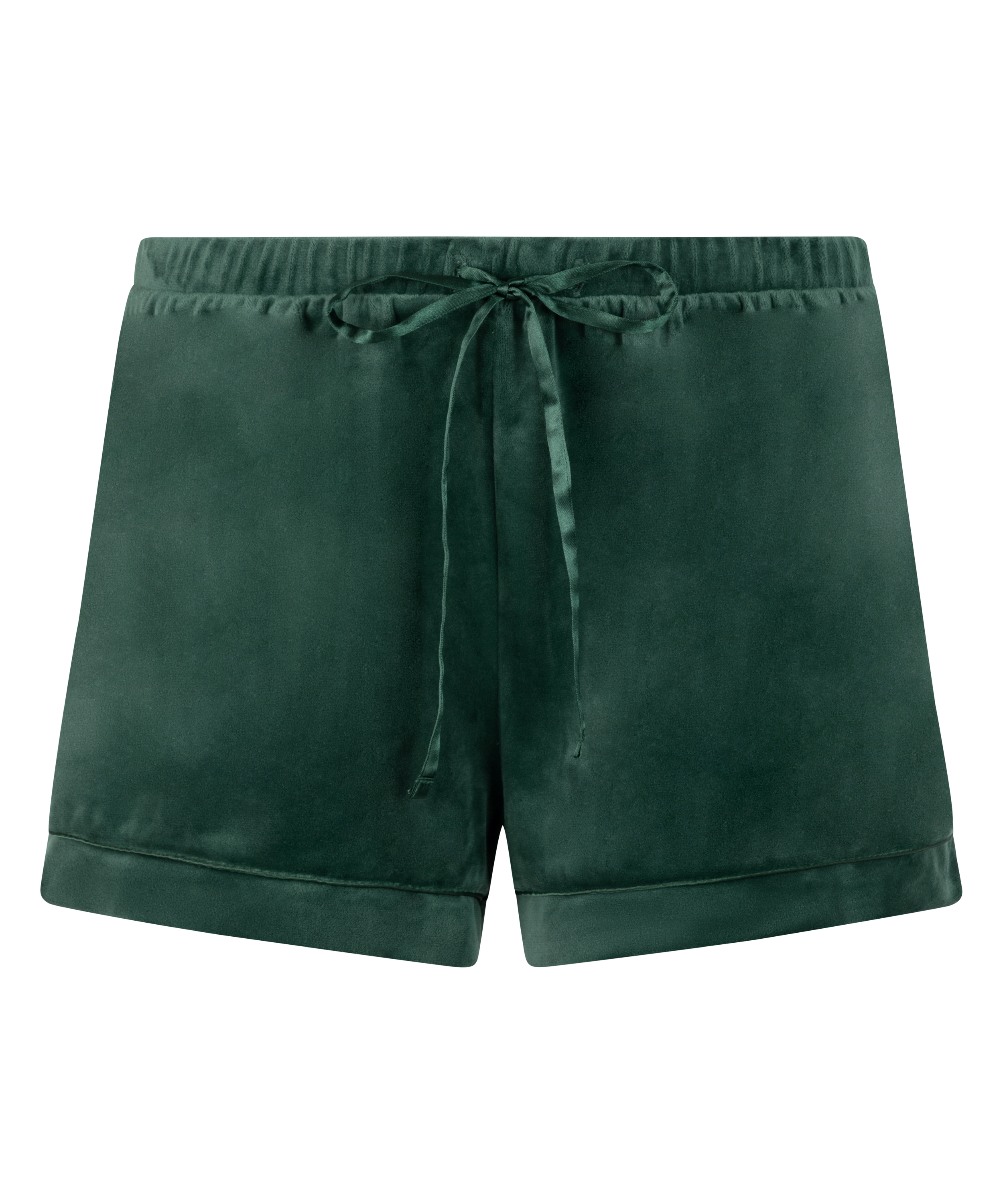 Short velours, Vert, main