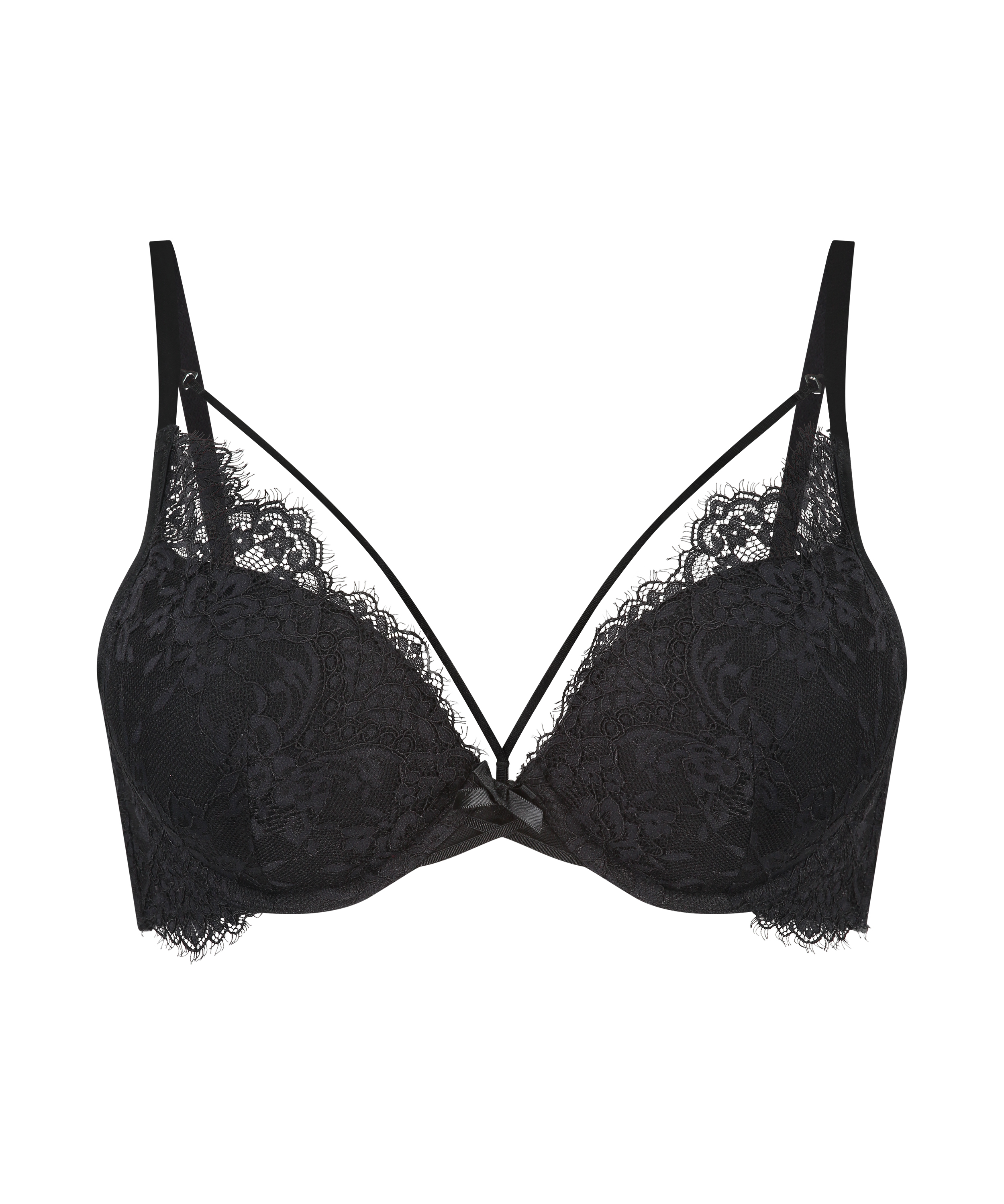 Soutien-gorge maximiseur &agrave; armatures pr&eacute;form&eacute; Arabella, Noir, main