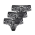 Lot de 3 slips brésiliens Chelsea, Noir