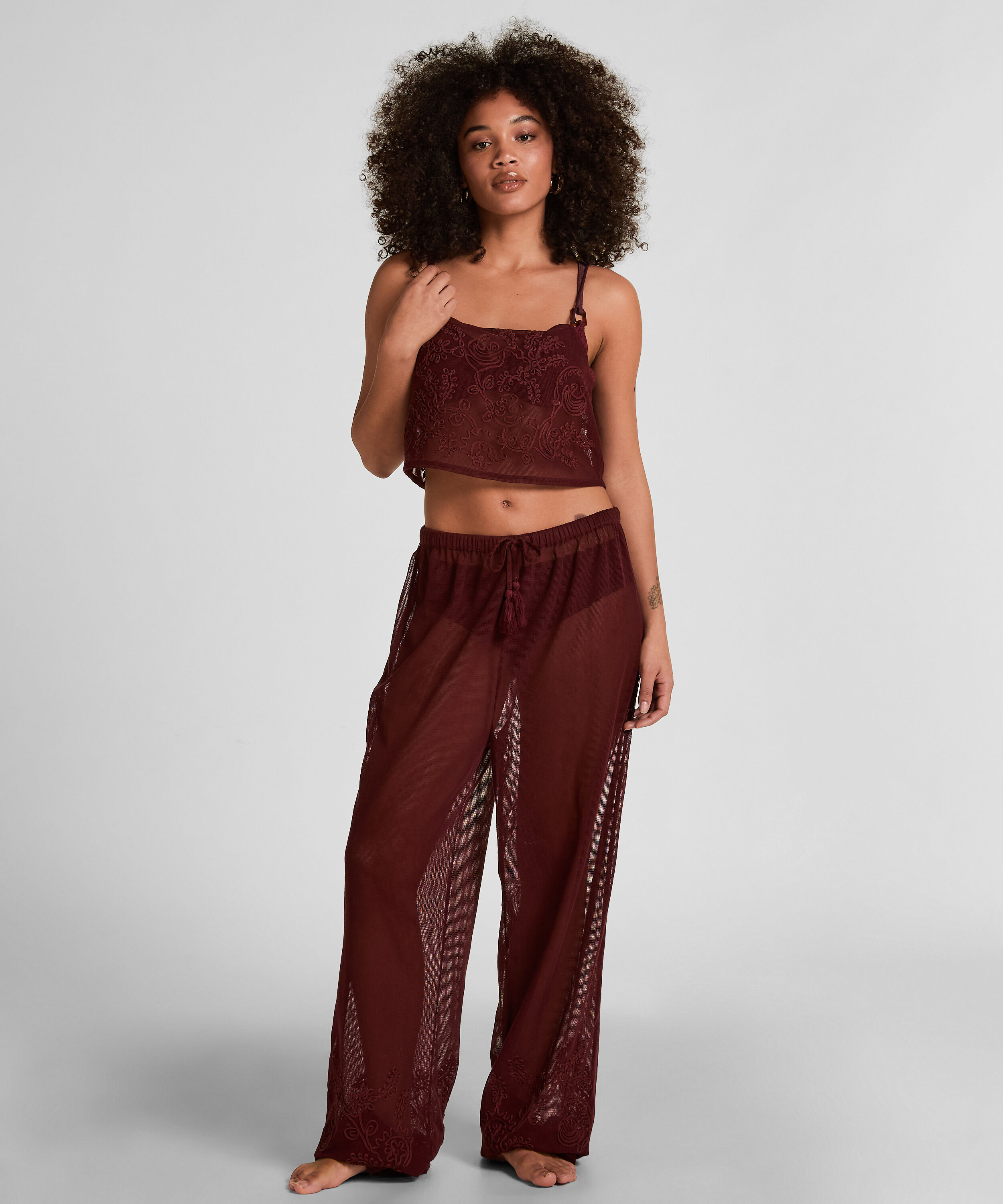 Pantalon de Plage, Rouge