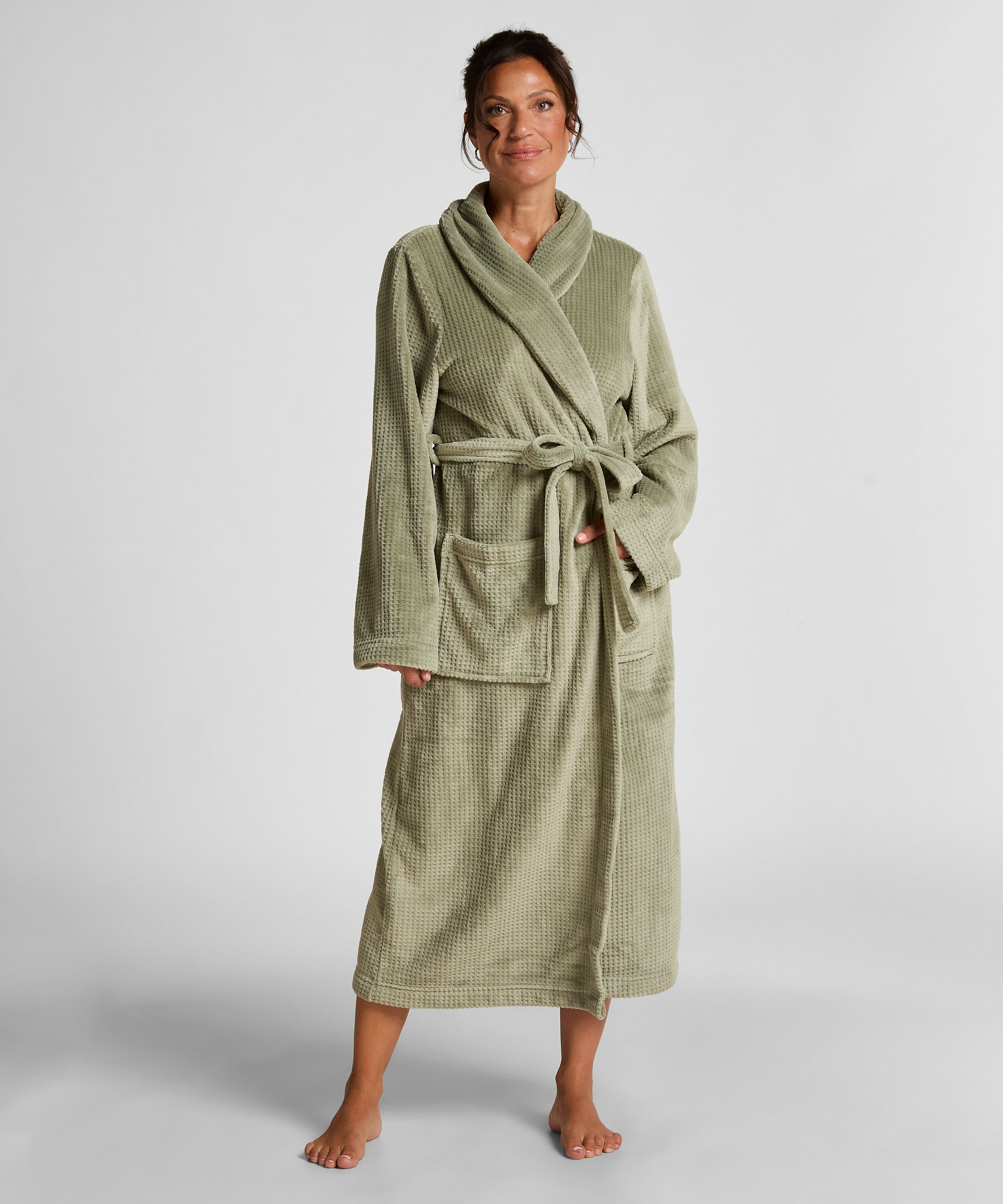 Peignoir en polaire, Vert
