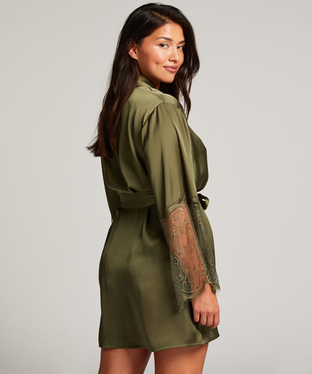 Kimono Satin, Vert