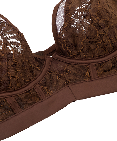 Soutien-gorge à armatures non préformé Indigo, Marron