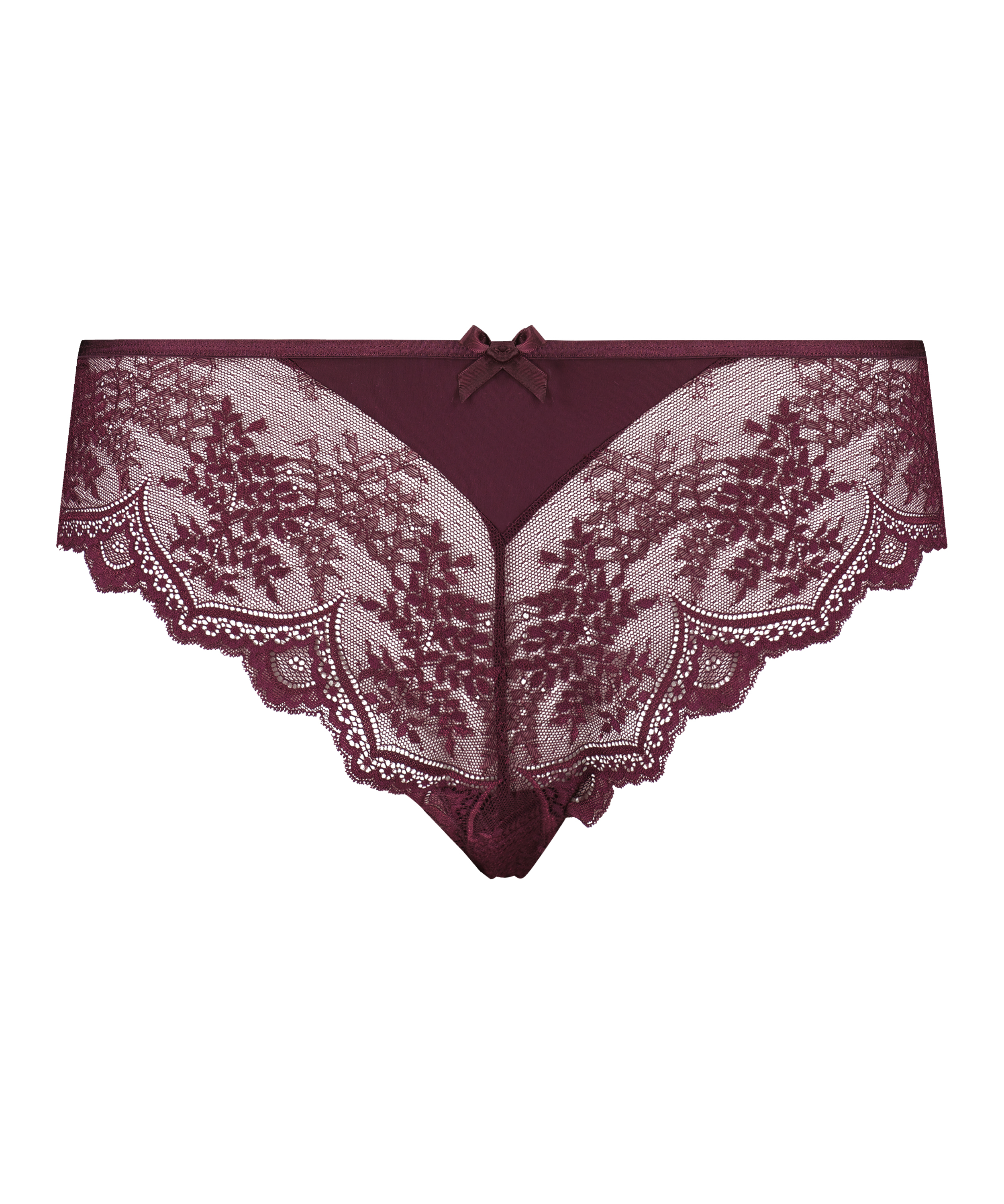 Slip brésilien échancré Heira Curvy, Violet, main