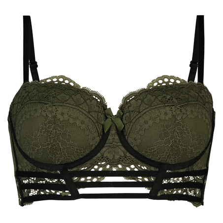 Soutien-gorge à la palangre à armatures rembourré Xiomara, Vert