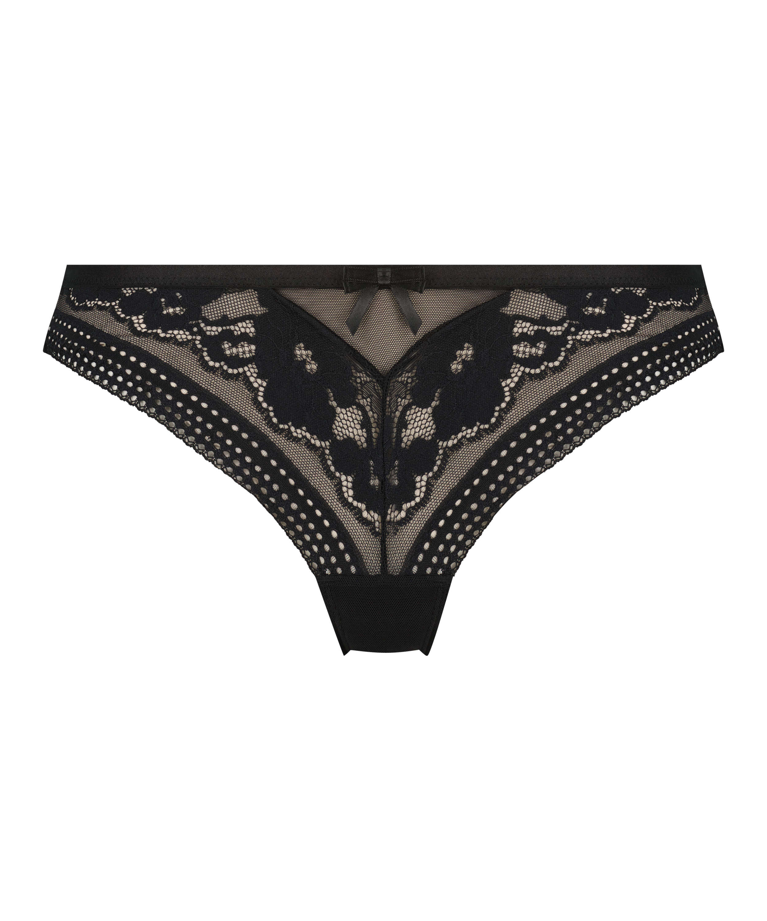 Slip brésilien Kelly, Noir, main