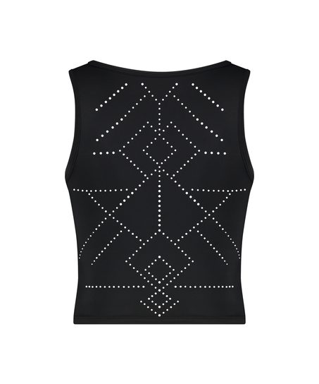 Débardeur court HKMX Sport Naira, Noir